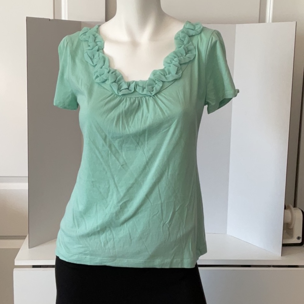 Ann Taylor Loft Brand Ribbon T Shirt